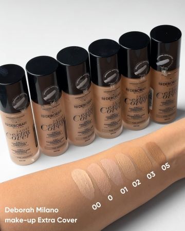 Deborah Milano vysoko krycí make-up 24ore Extra Cover, 30ml