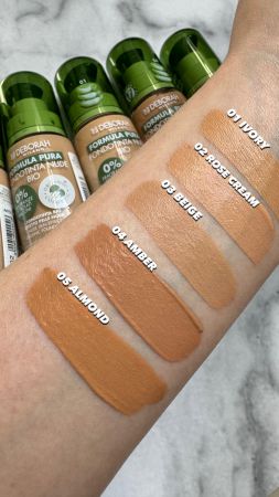 Deborah Milano Formula Pura make-up s Aloe Vera a vitamínom C Nude BIO, 30ml