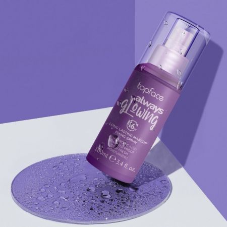 Topface rozjasňujúci fixačný sprej na make-up, Always Glowing, 100ml