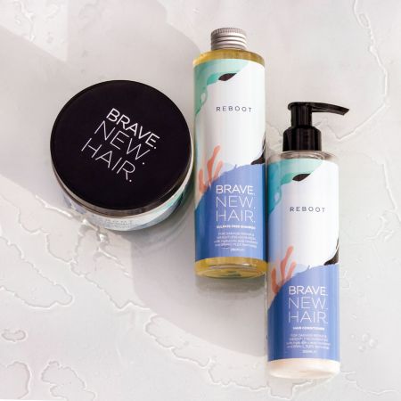 Brave New Hair revitalizačný a hĺbkovo hydratačný šampón na vlasy, Reboot, 250ml