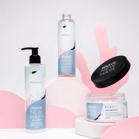 Brave New Hair revitalizačná a hĺbkovo hydratačná maska ​​na vlasy, Reboot, 250ml