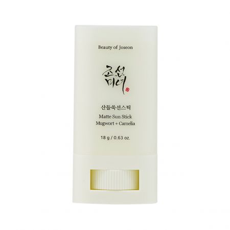 Beauty of Joseon zmatňujúca tyčinka na ochranu pred slnkom s SPF50+ PA++++ Matte Sun Stick Mugwort + Camelia, 18 g