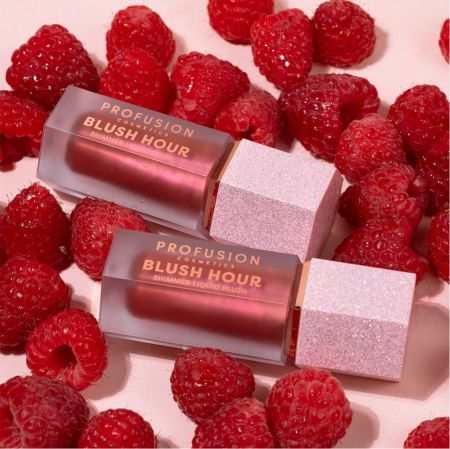 Profusion třpytivá tekutá líčena Shimmer Blushlighter Blush Hour, 6ml