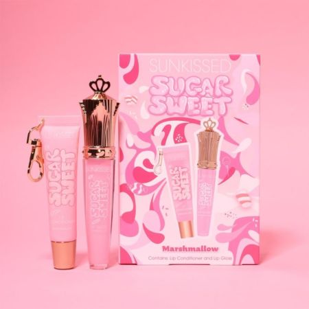 Sunkissed lesk a balzam na pery Sugar Sweet, Marshmallow, 6ml+16ml