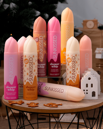 Sunkissed šľahačková sprchová pena Shower Whip Pistachio & Salted Caramel, 250ml