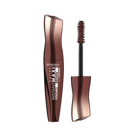 Deborah Milano hnedá riasenka pre maximálny objem rias s ceramidmi, Brown, 12ml