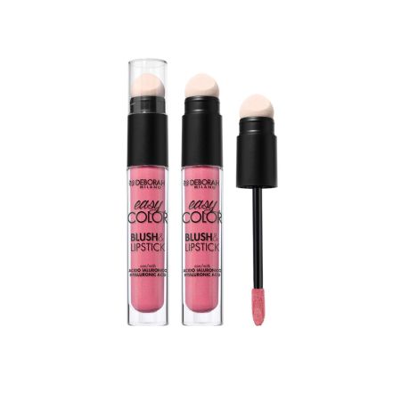 Deborah Milano trblietavá tekutá lícenka a rúž 2v1 Easy Color, 4,6g
