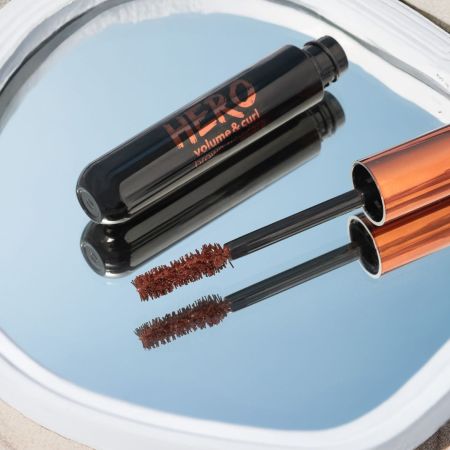 Flormar špirála na natočenie a objem rias, Hero Volume & Curl, Brown, 10ml