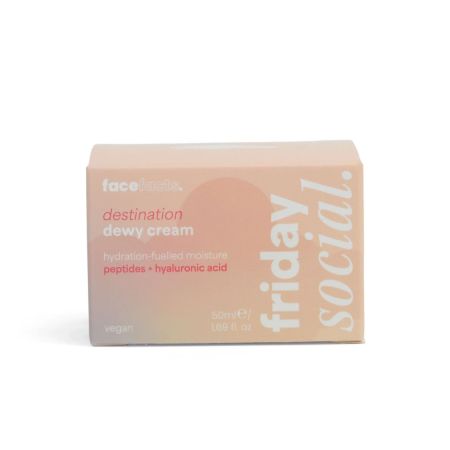 Face Facts rozjasňujúci hydratačný pleťový krém, Fridays Social - Destination Dewy Cream, 50ml