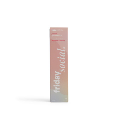 Face Facts hydratačné a rozjasňujúce pleťové sérum, Friday Social - Jet Set Glow Serum, 30ml