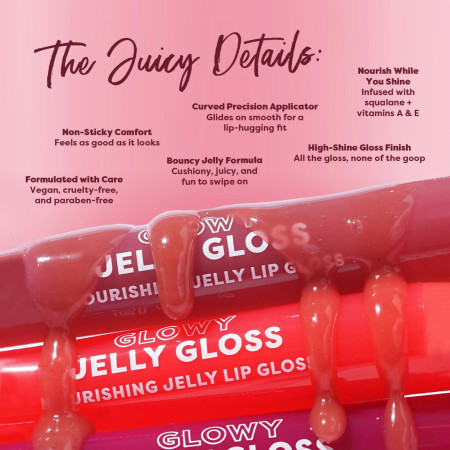 Profusion lesk na pery, Glowy Jelly Gloss, 3ml