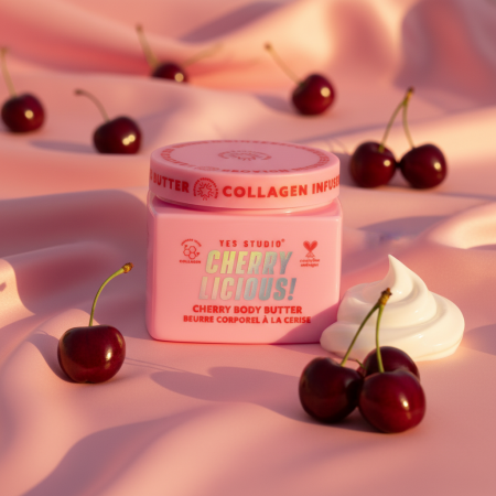 Yes Studio telové maslo s vôňou čerešne, Cherry Licious, 400g