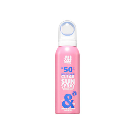 AN&D neviditeľný ochranný sprej SPF50 na pleť a tělo, Clear Sun Spray, 100ml