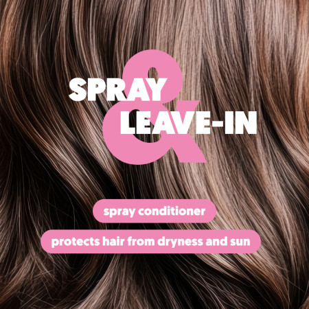 AN&D vyživujúca hmla na vlasy s ochranou SPF30, Leave-in SPF Hair Mist, 100ml
