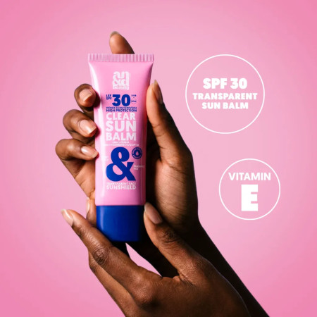AN&D transparentný ochranný pleťový balzám, Invisible Sun Balm SPF30, 50ml