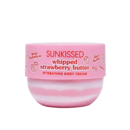 Sunkissed hydratačné šľahané telové maslo, Strawberry Butter, 270 g