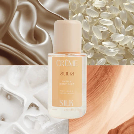 Face Facts voňavá hmla na vlasy a telo, Auura Hair & Body Mist – Creme Silk, 240 ml
