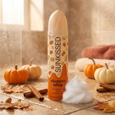 Sunkissed šľahačková sprchová pena Shower Whip Pumpkin Spice Latte, 250ml