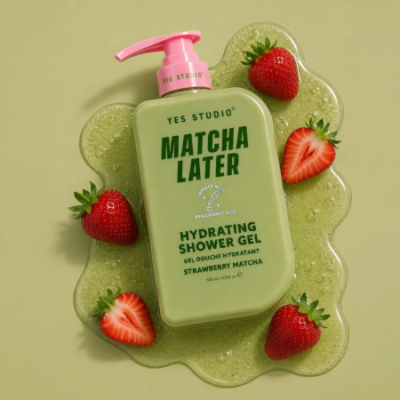 Yes Studio sprchový gél Strawberry Matcha, 500 ml
